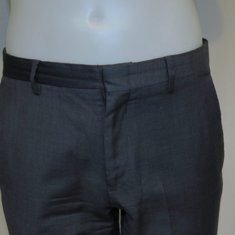 J. Crew Ludlow Tollegno Slate Blue Solid Knit Two Button Suit 36S - Picture 13 of 16